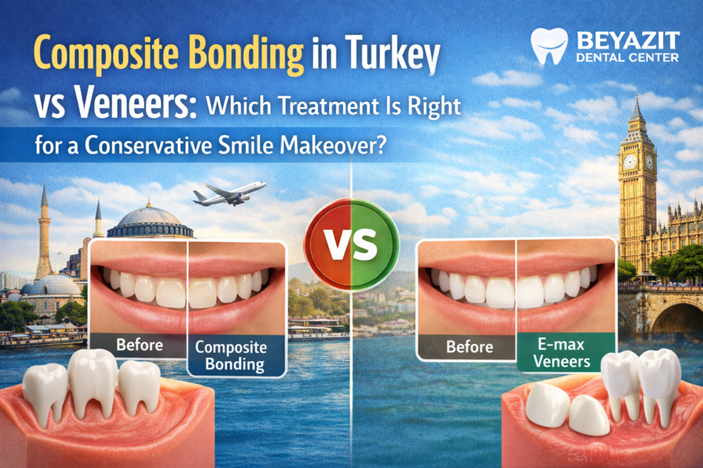 Composite Bonding in Turkey vs Veneers: Which Treatment is Right for a Conservative Smile Makeover?