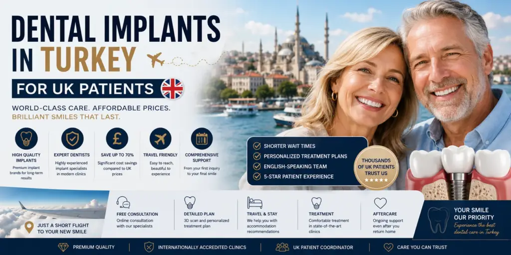 Dental Implants in Turkey for UK Patients: A Comprehensive Guide