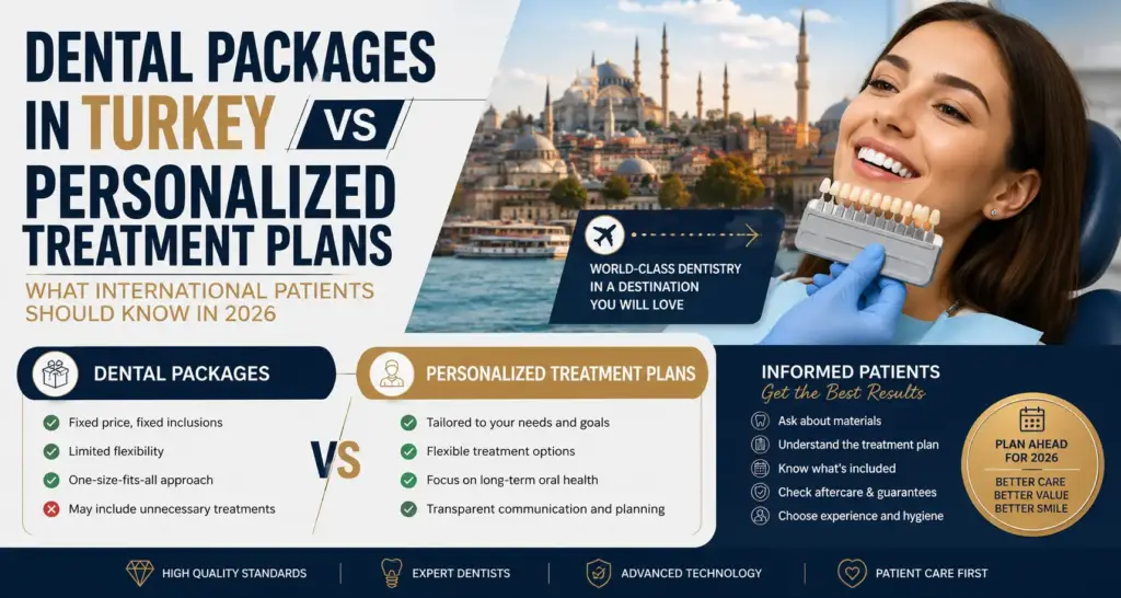 Dental Packages in Turkey vs Personalized Treatment Plans: What International Patients Should Know in 2026